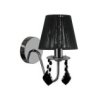 Kinkiet Mona Czarny W Stylu Glamour Z Ozdobnymi Kryształkami Lp-5005/1W...