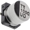 Kondensator 100 μF 16 V dc Montaż powierzchniowy Nichicon Lutowie UUD1C101MCL1GS