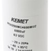 Kondensator 6800μF 63V dcmontażśrubowy KEMET 36.6 x 76.5mm