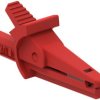 Zacisk krokodylkowy 10A izolowany 8.5mm Czerwony Electro PJP