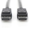Kabel połączeniowy DisplayPort 8K 30Hz UHD Typ DP/DP M/M czarny 1m AK-340106-010-S