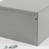 Aluminum enclosure, (L x W x H) 152 x 127 x 102 mm, gray (RAL 7046), IP32, 1411P