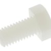 Śruba z łbem sześciokątnym gwint M8 16mm Nylon RS PRO