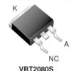 VBT2080S-M3 Trench MOS Barrier Schottky Rectifier Ultra Low VF = 0.46 V at IF = 5 A