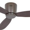 CasaFan ECO PLANO II 112 BZ-NB WiFi Flügel Nussbaum Wentylator sufitowy 13 W (Ø x W) 112 cm x 160 mm brąz pilot zdalnego