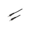 Bachmann 918.011 Audio Cable 3.5 mm Jack Black 2.50 m Forto