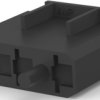 Insulating housing for 6.35 mm, 4 pole, PA, UL 94V-2, black, 521066-1
