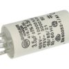 Kondensator; polipropylenowy; silnikowy (rozruchowy); 416100564; 3,5uF; 425V AC; fi 28x55mm; konektory 6,3mm; śruba bez nakrętki