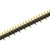 Pin header, 30 pole, pitch 2.54 mm, angled, black, SLLP5SMD03830G