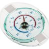Termometr z zegarem -20 → +50 °C. średnica tarczy: 65mm Brannan Pomiar temperatury zewnętrznej typ: Montaż