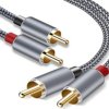 KABEL 2 X WTYK RCA - 2 X WTYK RCA 3,0M HQ (KAB2RCA-2RCA-HQ30)