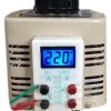 Autotransformator regulowany jednofazowy z wyświetlaczem 0,5kVA 0–250V 2A TDGC2