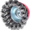 KS Tools 340.0025 Szczotka garnkowa druciana ze stali nierdzewnej 0,5 mm, Ø 65 mm