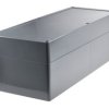 Obudowa; uniwersalna; G3130; ABS; 353mm; 140mm; 121,5mm; IP65; ciemnoszary; tłoczona pokrywa; Gainta; RoHS