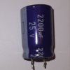 Kondensator elektrolityczny 2200uF 25V 16x26 mm 85'