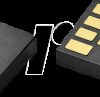 M24C16-FMC6TG EEPROM, 16Kb (2K x 8), I2C, 0,4MHz, UFDFPN8