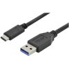 Digitus AK-300136-010-S USB cable USB 3.2 Gen1 USB-A to USB-C Black 1.00m