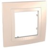 UNICA Ramka 1 pojedyncza Basic kremowo/piaskowa MGU2.002.559 SCHNEIDER ELECTRIC