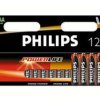 12 x bateria alkaliczna Philips PowerLife LR03 AAA