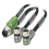Przewód czujnik-siłownik ze złączem Złącze M12 liczba rdzeni 3 długość 1.5m Rodzaj A Męskie Złącze B M8
