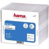 Hama 00051273 CD Slimline Jewel Case for 4 Discs Transparent Polystyrene 10-Pack