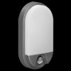 NEFRYT LED 10W oprawa ogrodowa z czujnikiem ruchu 800lm IP54 4000K szara OR-OP-6110GLPMR4