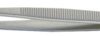 Wafer tweezers, uninsulated, antimagnetic, stainless steel, 130 mm, 5-413