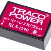 Przetwornica DC-DC, 5W, Uwe 9 → 18 V DC, Uwy 3.3V dc, Iwy 1.2A Nie, TRACOPOWER Nie