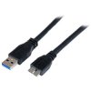 StarTech.com USB3CAUB1M 1m (3ft) Certified SuperSpeed USB 3.0 A to Micro B Cabl