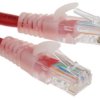 Kabel kat. 5e U/UTP Czerwony 1m