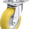 Blickle 884599 L-ALTH 125K-CO Rolka obrotowa z blachy stalowej Średnica koła: 125 mm Maksymalne obciążenie: 250 kg 1 szt