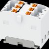 3002778 PTFIX distribution block, 6x1.5, white