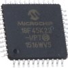 Mikrokontroler Microchip PIC18F45K22 TQFP 44-pinowy Powierzchnia PIC 256bit 8 bit 64 MHz, 1.536 kB RAM Flash, 2.3 V