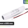 Pakiet akumulatorów NiCd 3,6V 4500mAh HT do oprawy Starlet White 5W 3H - L186 x Ø35 / 94914