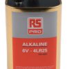 Bateria do lamp, alkaliczna, 6V, rozmiar: 915, 15Ah, RS PRO