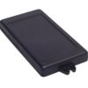 Z-34AU Obudowa z tworzywa Z34AU wymiary: 129x68x20mm - uszy na krótszej krawędzi - czarna - polistyren