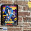 SONIC MANIA Box Artwork from the Original Sega Video Game - Metal Sign