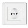 Flexi Gniazdo Pojedyncze B/U Biały Fgp-1P