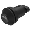 Outdoor switch, 1 pole, black, unlit , 3 A/240 V, 30 mm, IP67, 09-RS.1101.0900.M008