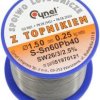 Cyna lutownicza spoiwo lutownicze topnikiem 1,5mm 250g SN60PB40 SN60PB40