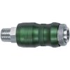Safety coupling, L 87 mm, 20 bar, brass, nickel-plated, for hose, 134076