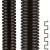 Corrugated hose, inside Ø 47 mm, outside Ø 54.5 mm, BR 100 mm, PA, black, 10267232048