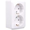 Prima Gniazdo Podwójne Z/U Schuko Białe Prima Wde001048