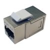 Łącznik panelowy CAT6A STP 8p8c RJ45/RJ45 KRJ45/6AS-SH