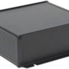 Aluminum RF enclosure, (L x W x H) 160 x 191 x 68 mm, black, IP54, 1457U1602EBK