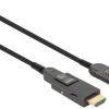Manhattan HDMI kabel Wtyczka HDMI-A, Złącze HDMI Micro D 20 m czarny 355513 4K UHD Kabel HDMI