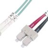 Digitus DK-2532-02/3 światłowodowe do światłowodów kabel 2.00 m turkusowy [1x złącze męskie LC - 1x złącze męskie SC] 50