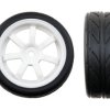 65mm x 25mm Wheel Pair - White