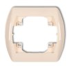 TREND Ramka pozioma 1 pojedyncza beżowy 1RH-1 KARLIK