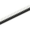 Pin header, 30 pole, pitch 2.54 mm, straight, black, 10046194